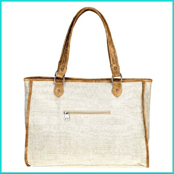 🐂LAST ONE✨Montana West Large Sugar Skull Tote - Picture 3 of 7